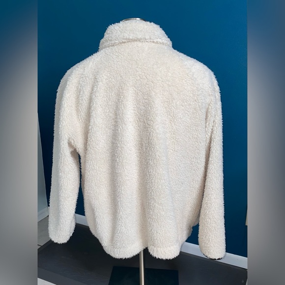 EVRI Button Front Sherpa Bomber Jacket 3X - Picture 8 of 13